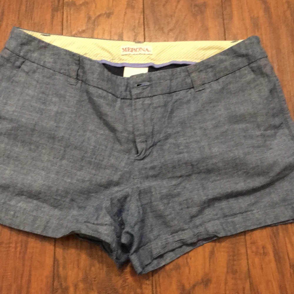 Merona shorts with a soft denim fabric